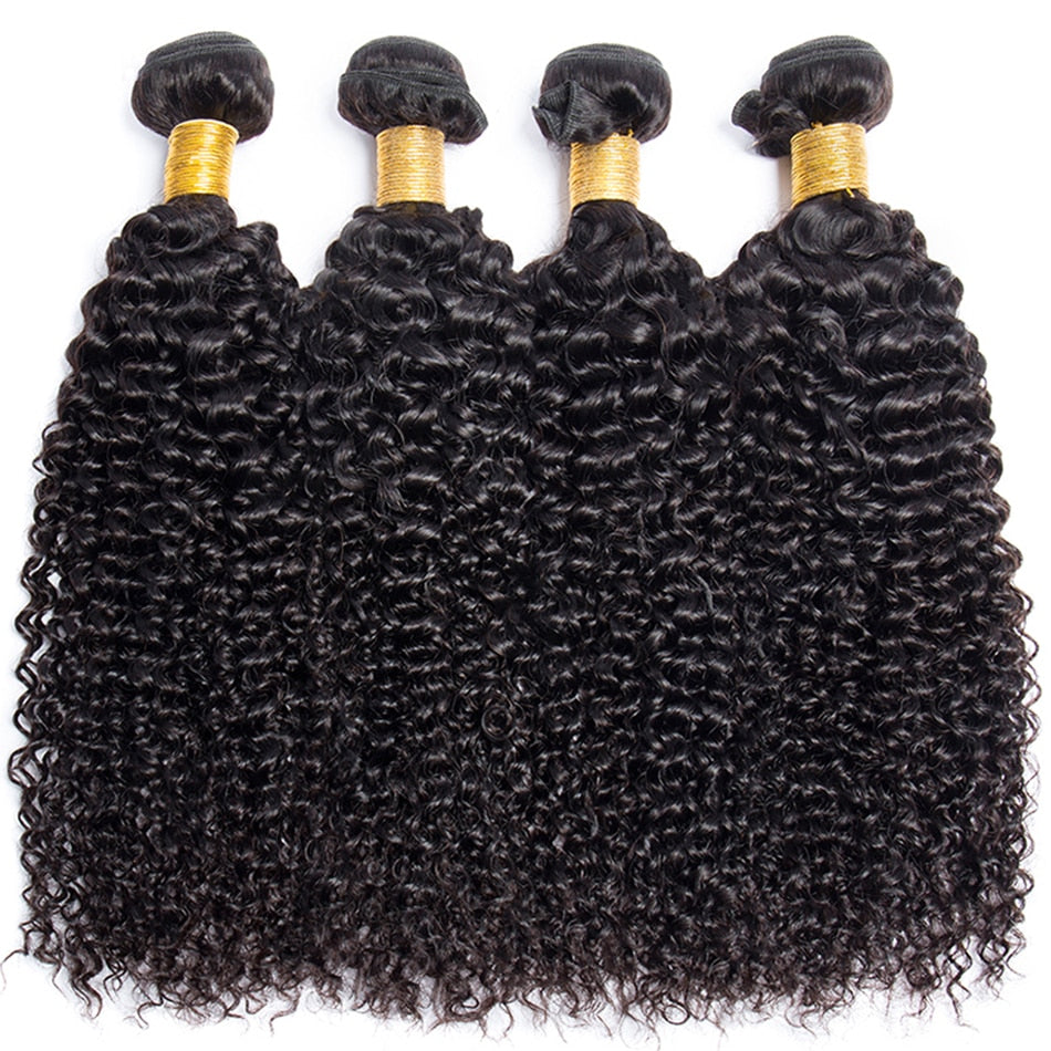 Raw Brazilian 10A Kinky Curly 100% Human Virgin Hair Bundles