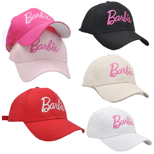 Barbie Adjustable Curved Brim Baseball Hat