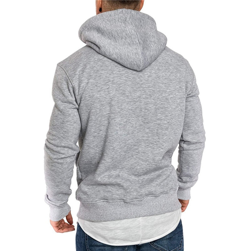 Men's Casual Long Sleeve Hoodie Sweatshirt