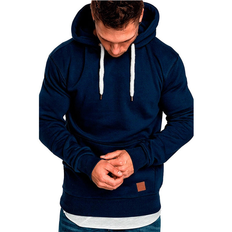 Men's Casual Long Sleeve Hoodie Sweatshirt