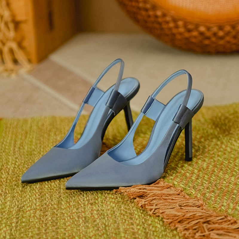 Slingback Pointed Toe Dress Sandal Pumps