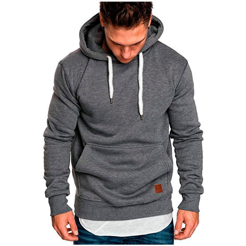 Men's Casual Long Sleeve Hoodie Sweatshirt