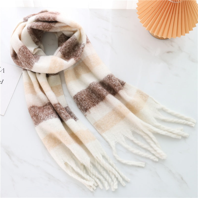 Cashmere Ladies Long Tassel Large Shawl Scarves