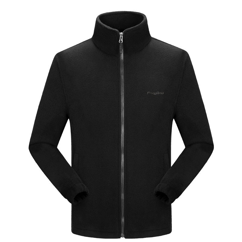 Men's Solid Big & Tall Fleece Zipper Jacket  to 10X