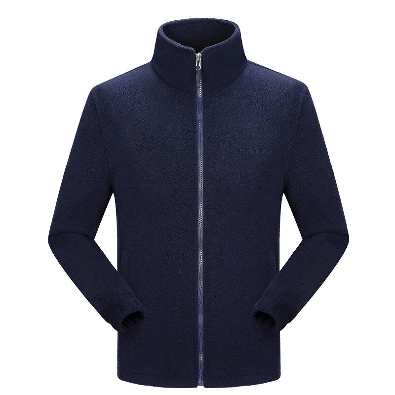 Men's Solid Big & Tall Fleece Zipper Jacket  to 10X