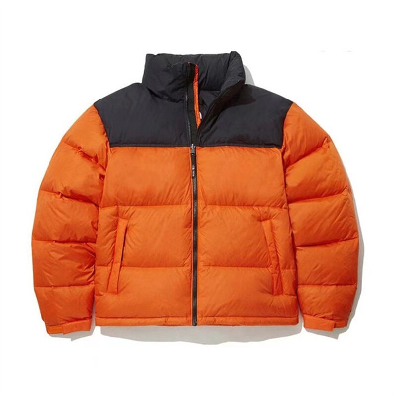 Unisex Puffer Down Colorblock Padded Jackets