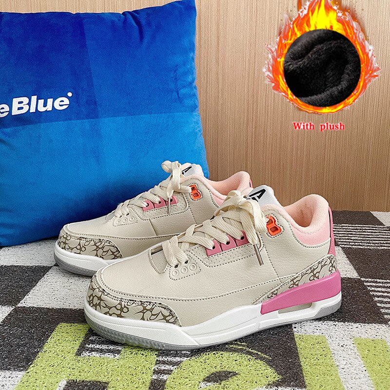 Replica Air Cushion Platform Plush Women's Sneakers