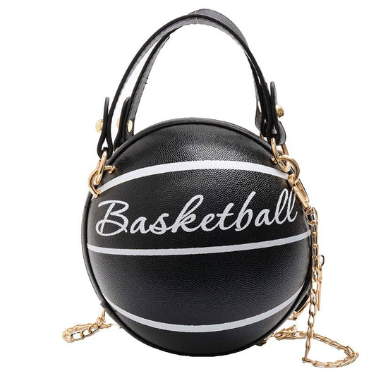 Ladies Basketball Football Crossbody Chain Handbag