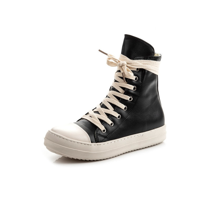 Lace-Up Platform Ankle Snowboots for Women