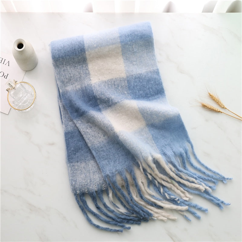 Cashmere Ladies Long Tassel Large Shawl Scarves