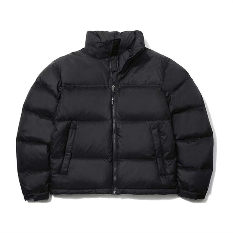 Unisex Puffer Down Colorblock Padded Jackets