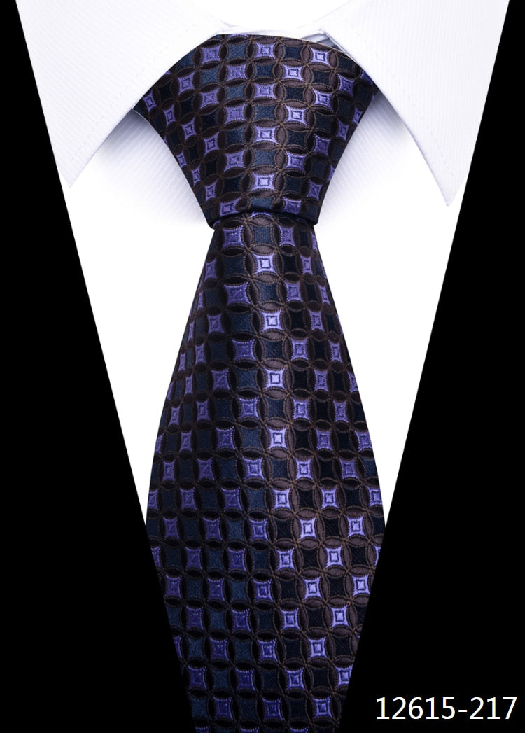 8 cm Men's Classic Silk Ties