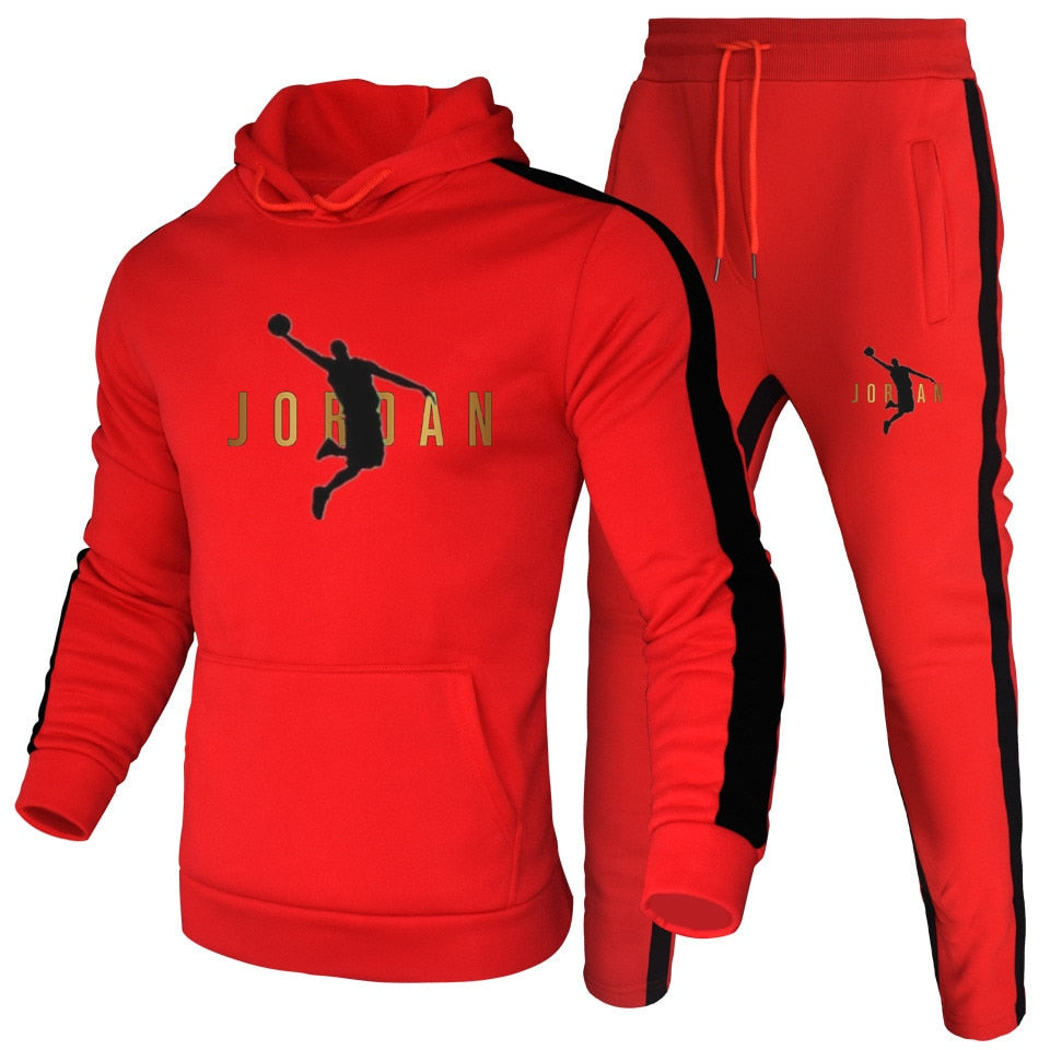 Men's Jordan Hooded Sweatsuit Sets