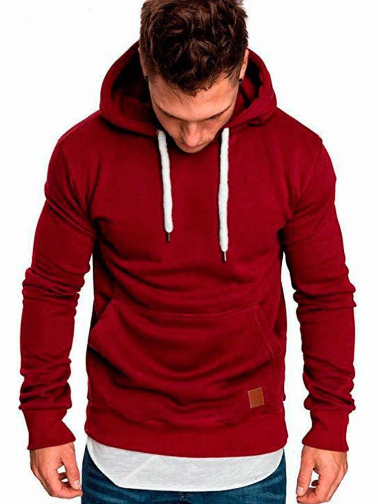 Men's Casual Long Sleeve Hoodie Sweatshirt