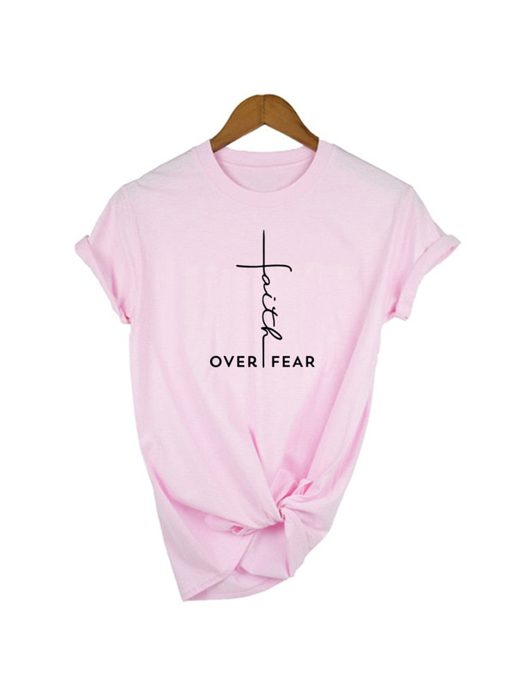 Faith Over Fear T-Shirt Ladies