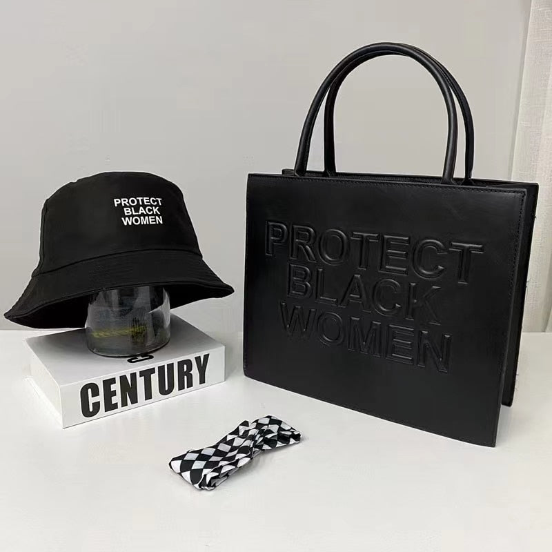 "Protect Black Women" Bucket Hat & Tote Bag Set