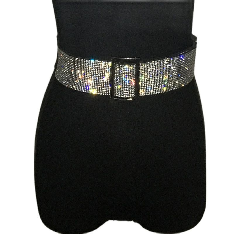 Sparkly Rhinestone Adjustable Width Women's Belt 2020 Hot Selling Hight Street Night Party Accessories