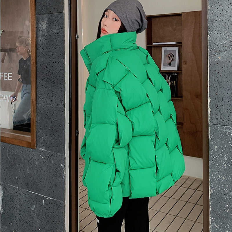 Oversized Padded Women's Puffer Parkas Coat