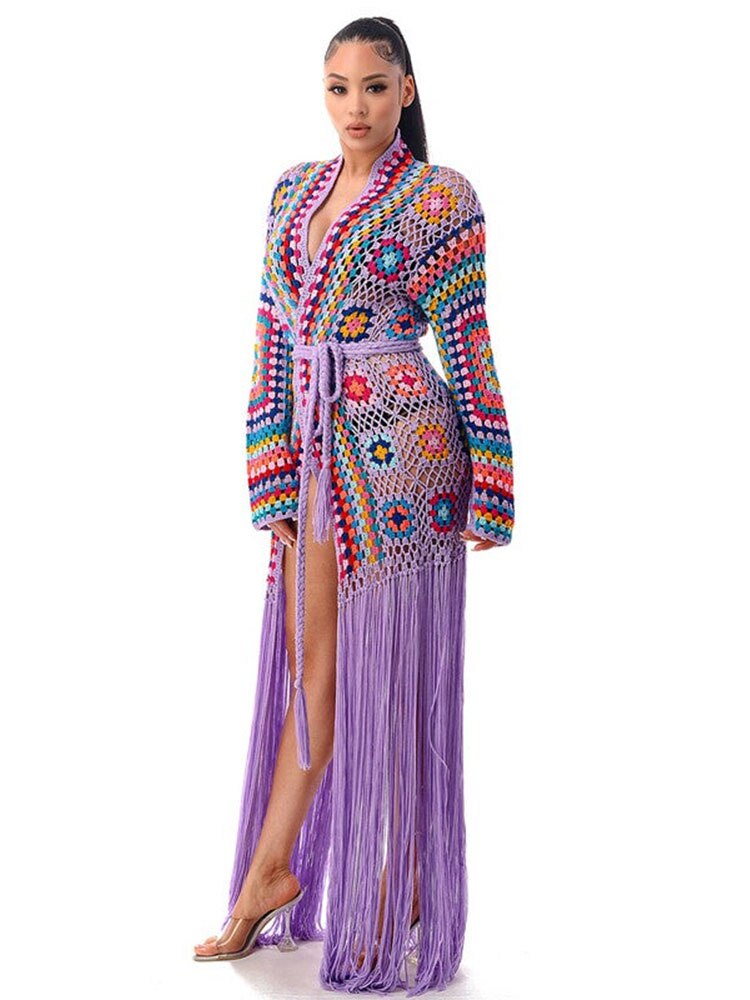 Moroccan Kaftan African Print Batwing Sleeve Maxi Dress