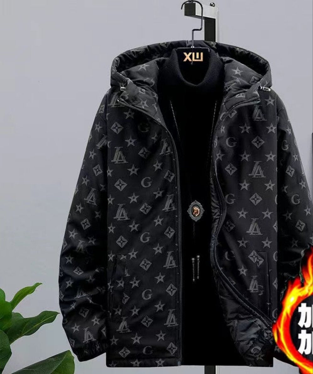 Men's Cotton-Padded  Large Size Coat