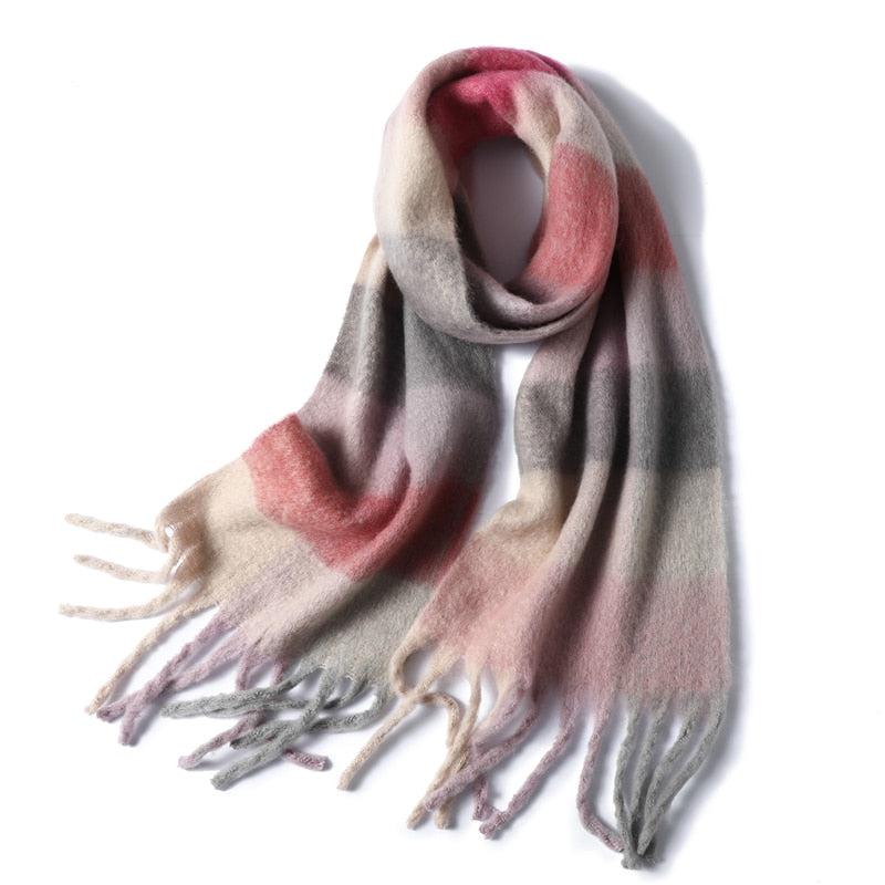 Cashmere Ladies Long Tassel Large Shawl Scarves