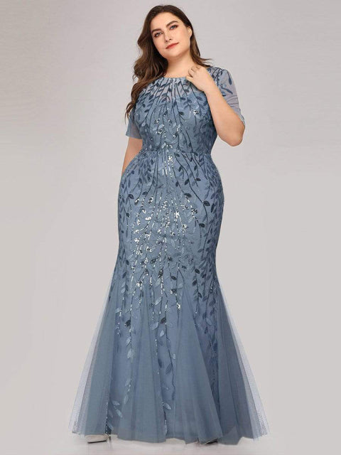 Mermaid Sequin Beaded Mesh Formal Evening Gown/Bridesmaid/Prom Dress